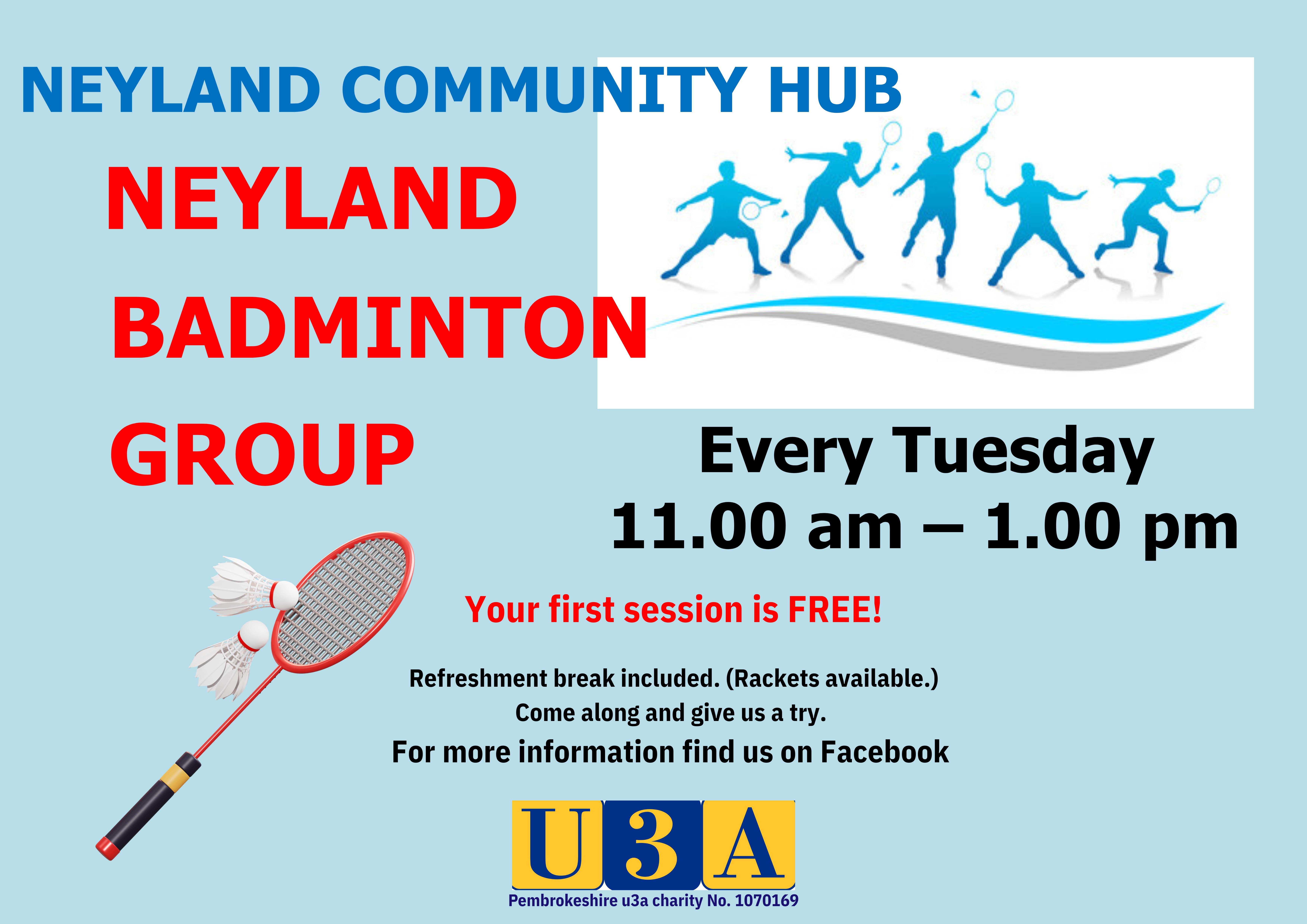 Badminton Group Poster