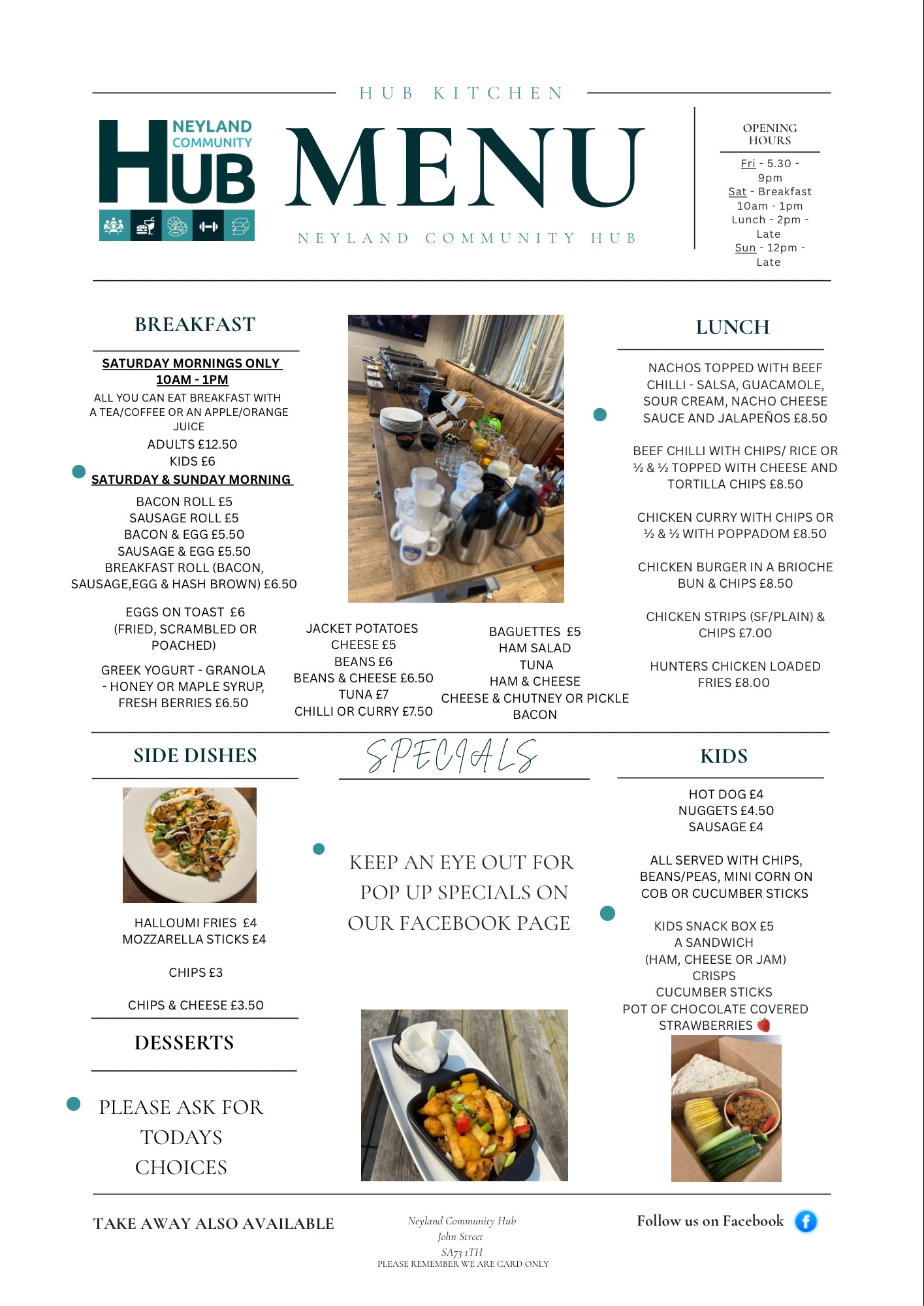 Hub Menu